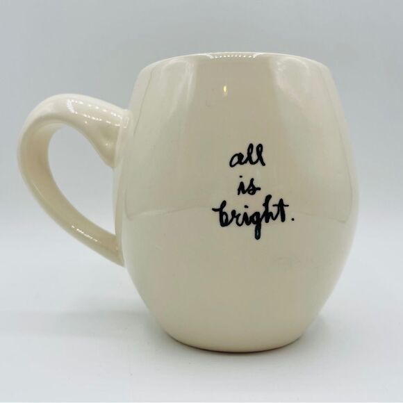 Set of 2 Rae Dunn Christmas Holiday Mugs Wish Merry - Picture 3 of 9